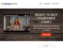 Tablet Screenshot of getmortgageready.com